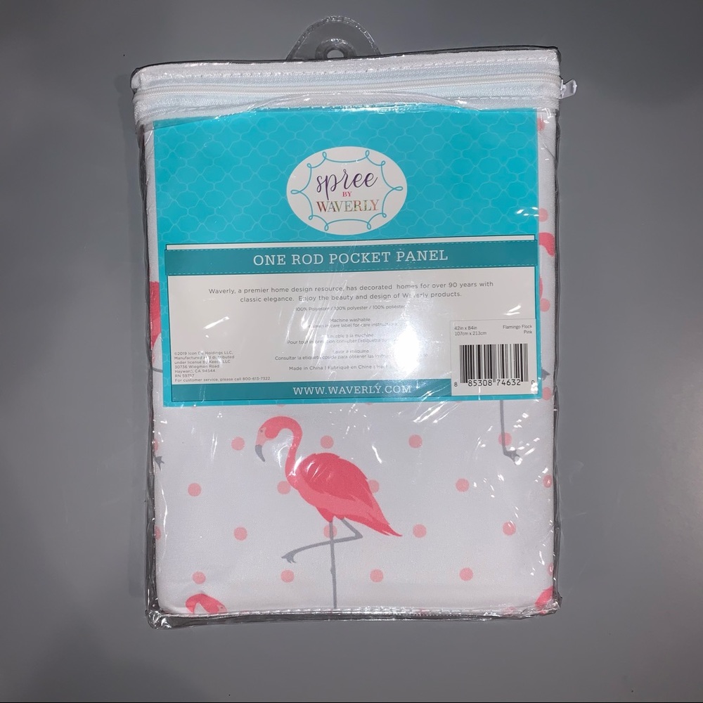 Worley Spree Flamingo Blackout Window Curtain